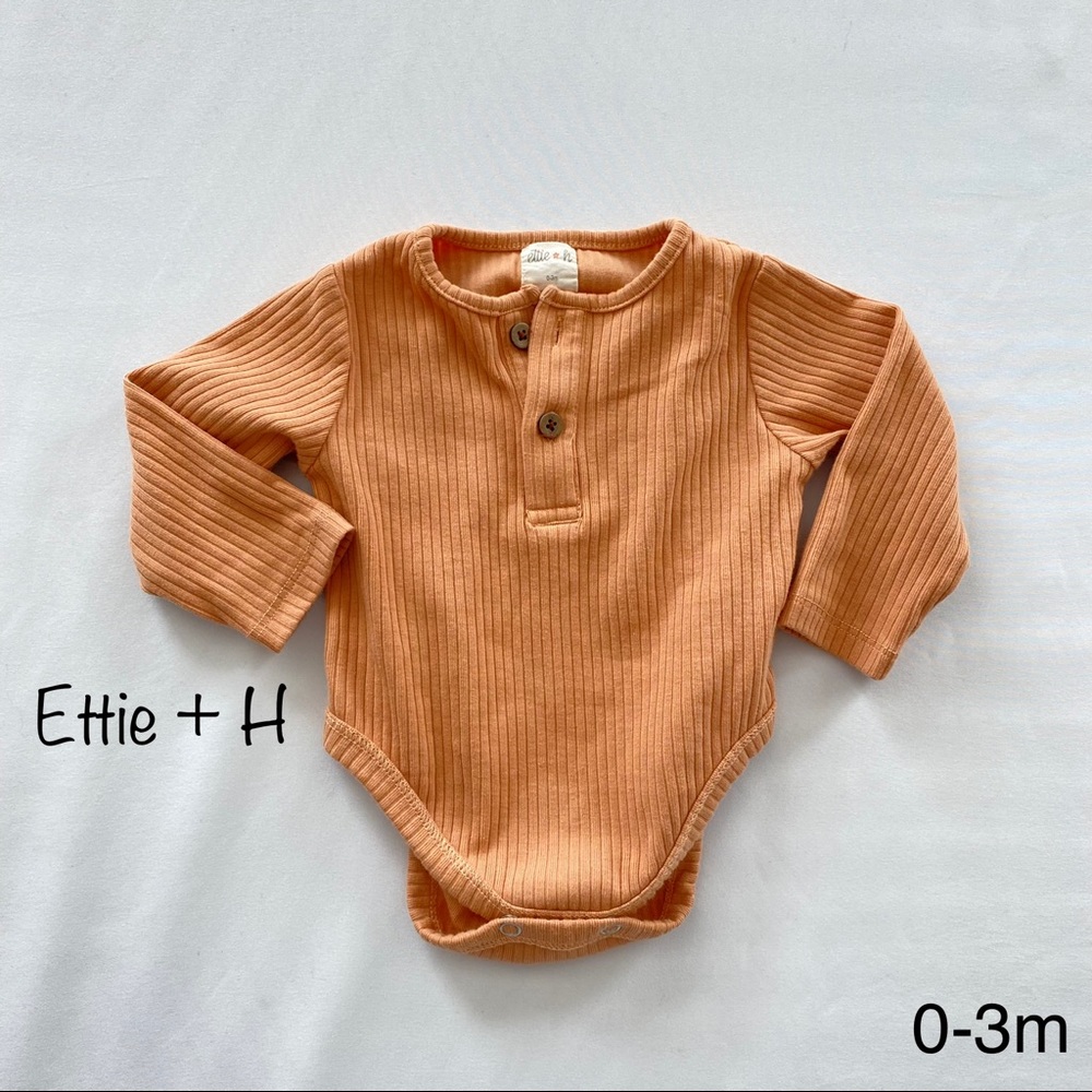 Ettie + H Kyto Onesie in Pumpkin